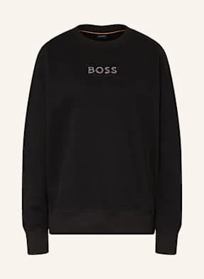 Boss Bluza Nierozpinana Eteia Z Ozdobnymi Kamykami schwarz