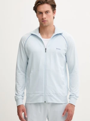 BOSS bluza rozpinana męska bawełniana z elastanem Mix&Match Jacket Z
