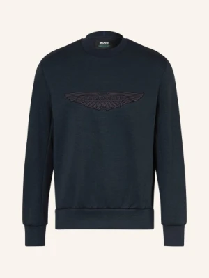 Boss Bluza Soleri blau CZARNY