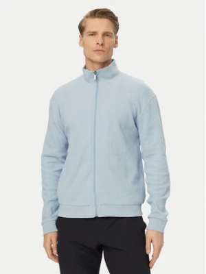 BOSS Bluza Structure 50559332 Niebieski jasny Regular Fit