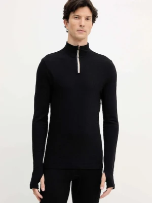 BOSS bluza z dodatkiem wełny Albiez_SKI czarny