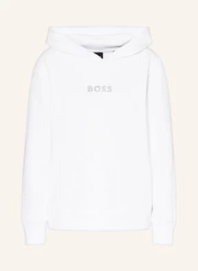 Boss Bluza Z Kapturem Edelight Z Ozdobnymi Kamykami weiss