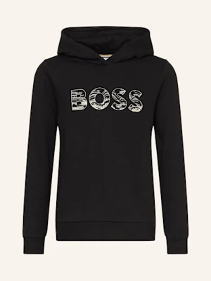 Boss Bluza Z Kapturem schwarz