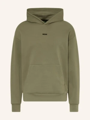Boss Bluza Z Kapturem Sly Zone gruen