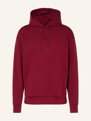Boss Bluza Z Kapturem Sly Zone rot CIEMNOCZERWONY