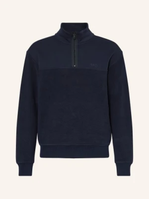 Boss Bluza Z Kapturem Winterbrush blau