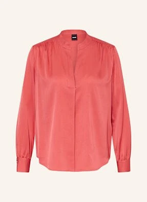 Boss Bluzka Banora Z Jedwabiu pink
