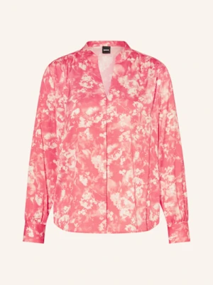 Boss Bluzka Banora Z Jedwabiu pink