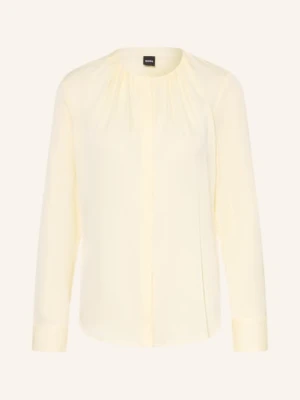 Boss Bluzka Banorah Z Jedwabiem beige