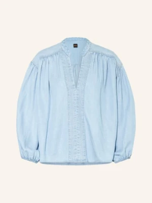 Boss Bluzka Barda W Stylu Jeansowym Z Rękawami 3/4 blau