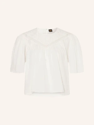 Boss Bluzka Benzy Z Koronką weiss