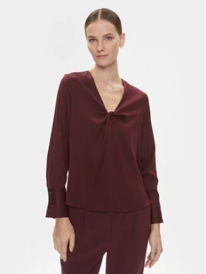 BOSS Bluzka Bidinta 50499749 Bordowy Regular Fit