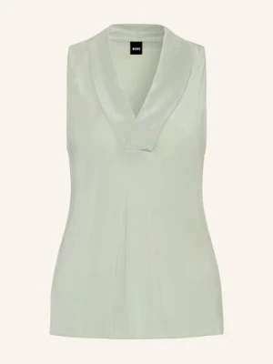 Boss Bluzka Bolaru Z Jedwabiu gruen