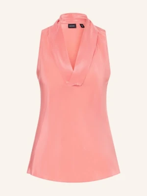Boss Bluzka Bolaru Z Jedwabiu rosa