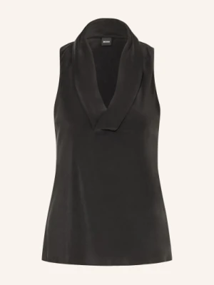 Boss Bluzka Bolaru Z Jedwabiu schwarz