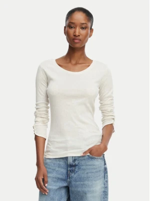 BOSS Bluzka Edeline 50566005 Kremowy Regular Fit