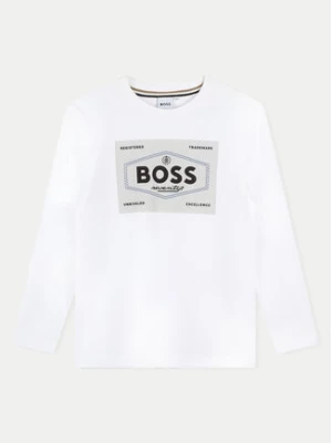 Boss Bluzka J51221 D Biały Regular Fit