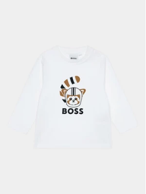 Boss Bluzka J95363 Biały Regular Fit