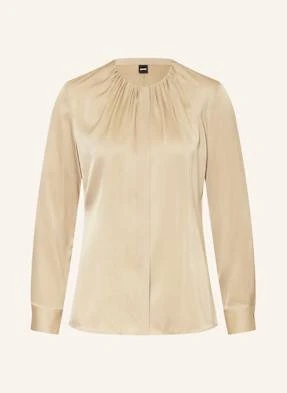 Boss Bluzka Jedwabna Banorah beige