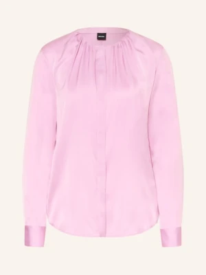 Boss Bluzka Jedwabna Banorah rosa