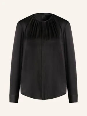 Boss Bluzka Jedwabna Banorah schwarz