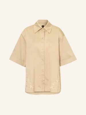 Boss Bluzka Koszulowa Balembroi beige