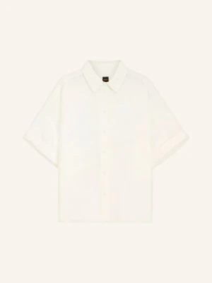 Boss Bluzka Koszulowa Bisenas Z Lnu weiss