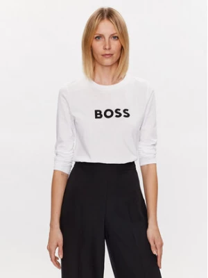 Boss Bluzka Logo 50489592 Biały Regular Fit