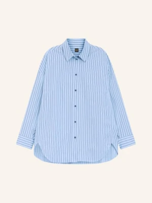 Boss Bluzka Oversize Bostatta blau