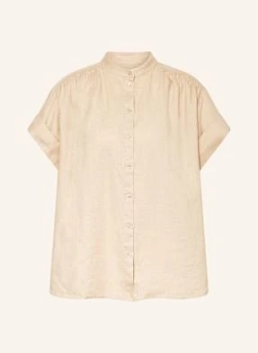 Boss Bluzka Z Lnu Boleana beige