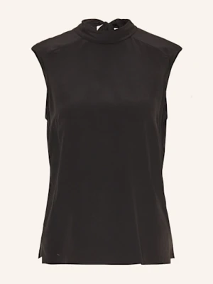 Boss Bluzka Z Wiązaniem Pod Szyją Besei Z Jedwabiu schwarz