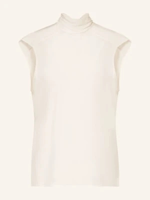 Boss Bluzka Z Wiązaniem Pod Szyją Besei Z Jedwabiu weiss