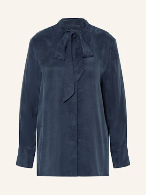 Boss Bluzka Z Wiązaniem Pod Szyją Bryon blau