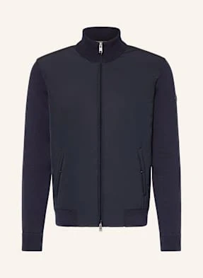 Boss Bluzon Ibaio Z Mieszanki Materiałów blau