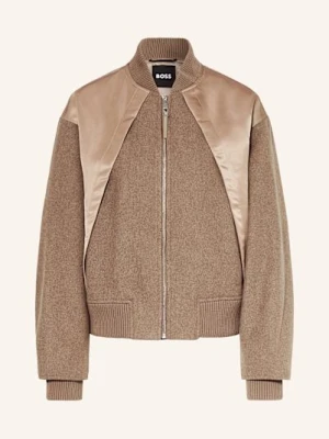 Boss Bluzon Paisie Z Mieszanki Materiałów blau