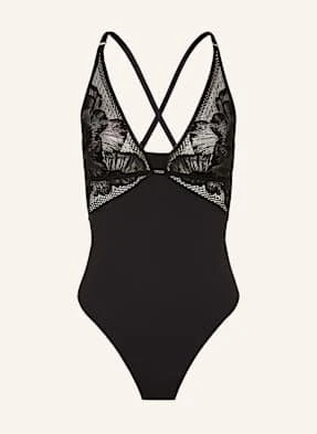 Boss Body Ze Stringami Peony Lace schwarz