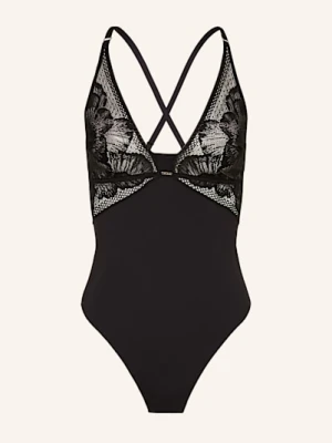 Boss Body Ze Stringami Peony Lace schwarz