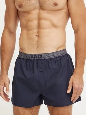 BOSS bokserki 2-pack męskie kolor czarny 50527309