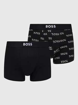 BOSS bokserki 2-pack męskie kolor czarny