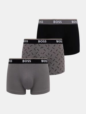 BOSS bokserki 3-pack kolor szary 50554443