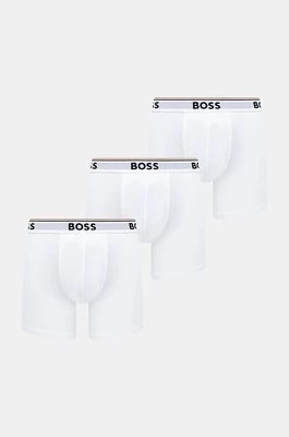 BOSS bokserki 3-pack męskie kolor biały 50475282