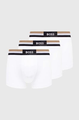 BOSS bokserki 3-pack męskie kolor biały