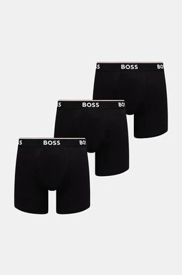 BOSS bokserki 3-pack męskie kolor czarny 50475282