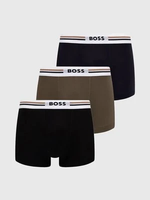 BOSS bokserki 3-pack męskie kolor czarny 50492200