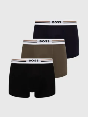 BOSS bokserki 3-pack męskie kolor czarny 50492200