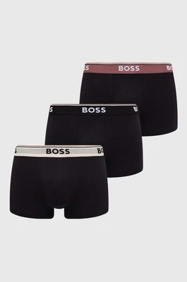 BOSS bokserki 3-pack męskie kolor czarny 50517827