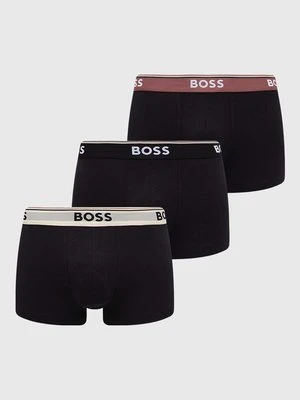 BOSS bokserki 3-pack męskie kolor czarny 50517827