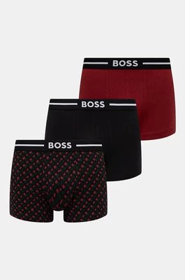 BOSS bokserki 3-pack męskie kolor czarny 50517836