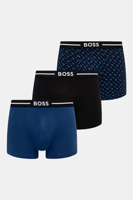 BOSS bokserki 3-pack męskie kolor czarny 50517840