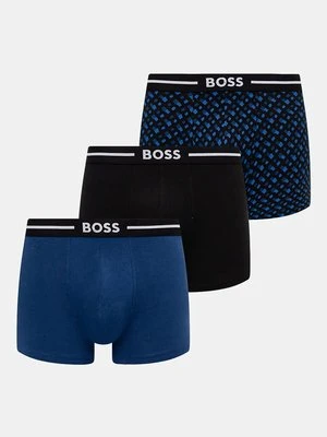 BOSS bokserki 3-pack męskie kolor czarny 50517840